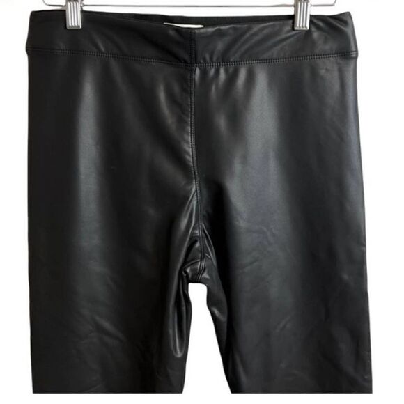 Max Studio Black Women's Faux Leather High Waist-NWT - Picture 8 of 12